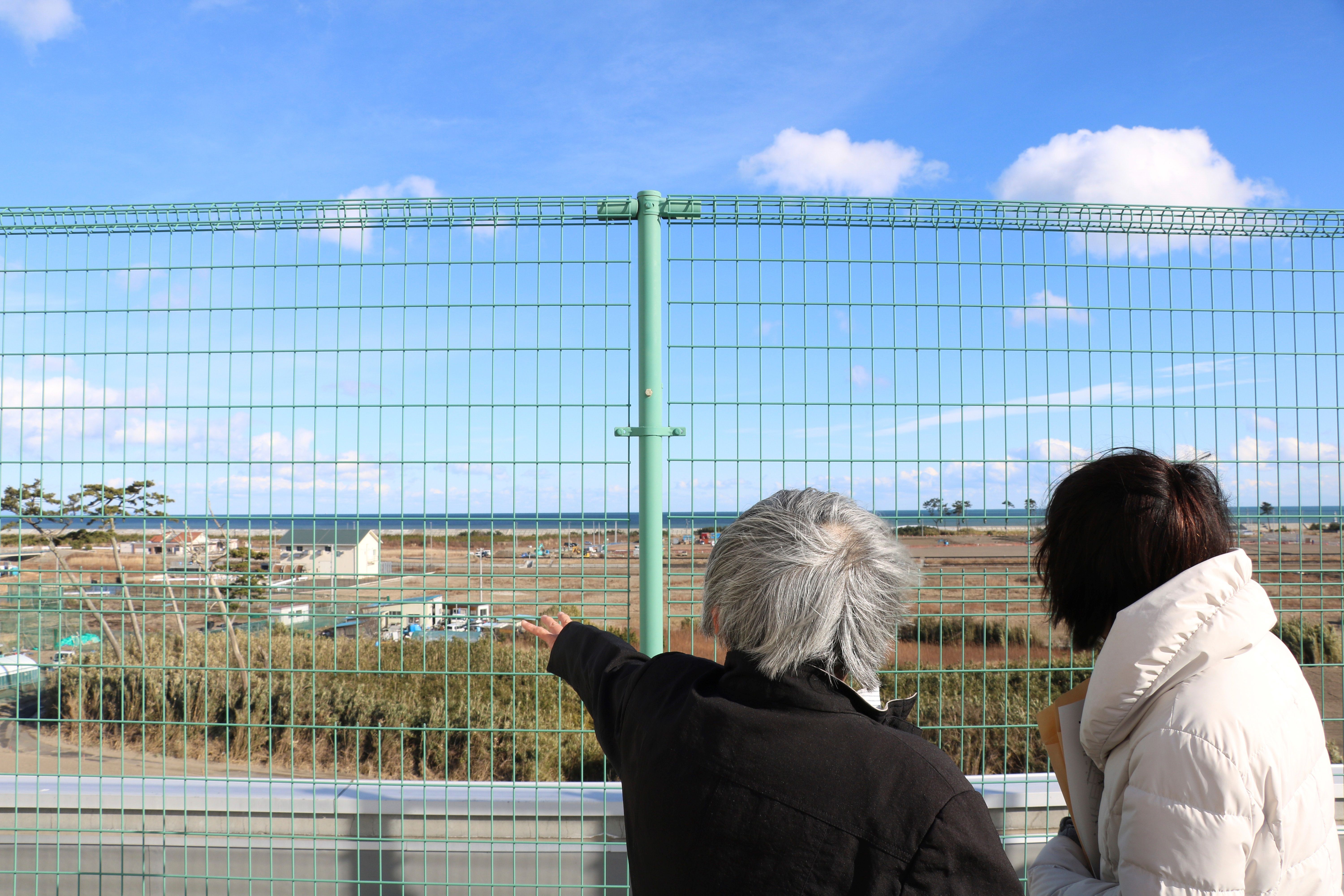 Azotea del colegio de de Arahama, en Sendai (noreste de Japón) que sirvió de refugio para salvar a 320 alumnos, profesores y otras personas del tsunami que barrió el noreste de Japón en 2011. EFE/ Antonio Hermosín /Archivo