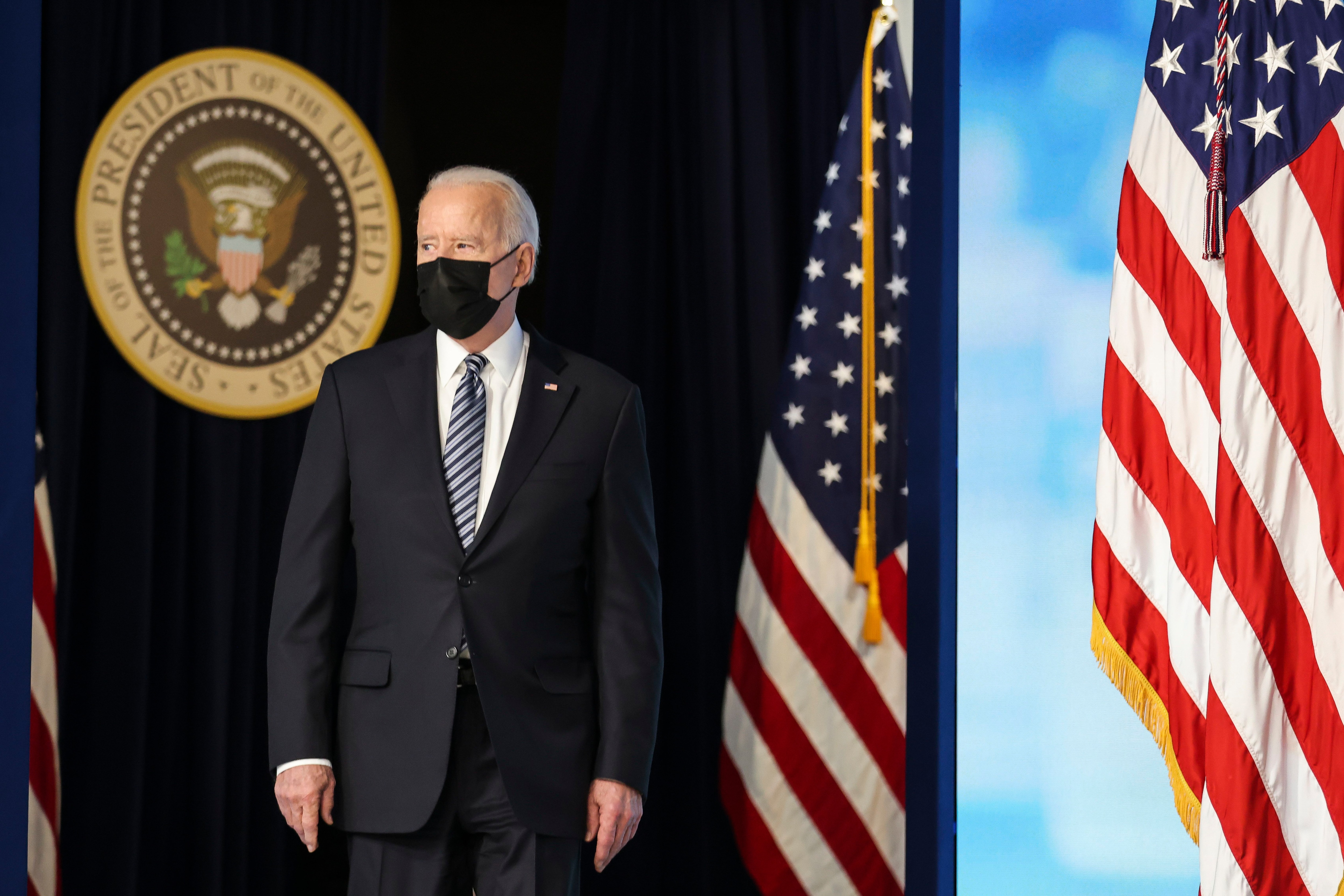 En la imagen, el presidente de EE.UU., Joe Biden. EFE/Oliver Contreras/Pool/Archivo 