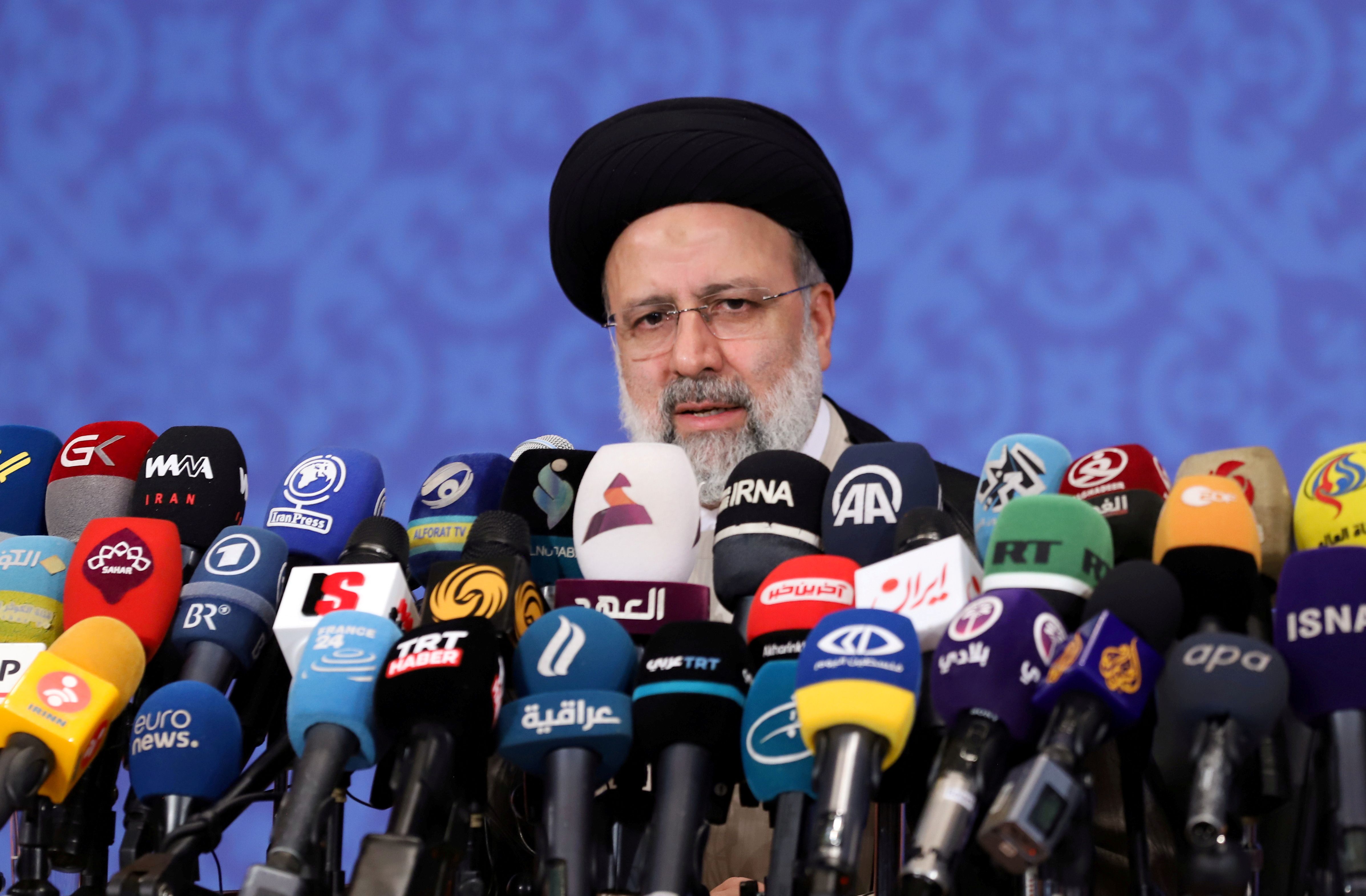 Ebrahim Raisi, nuevo presidente de Irán (Majid Asgaripour/WANA vía REUTERS)