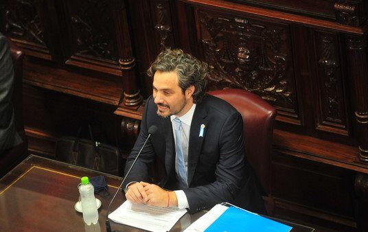 Santiago Cafiero en el Senado, en vivo: la presentación del jefe de Gabinete en medio de la polémica por las vacunas