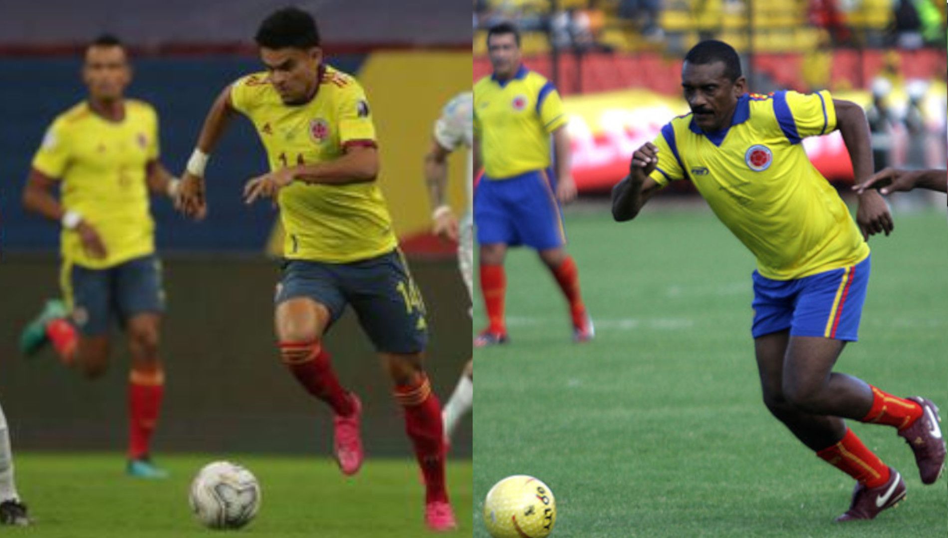 Lucho Díaz y Arnoldo 'El guajiro' Iguarán fueron los goleadores de la Selección Colombia en Copa América. Foto: Colprensa