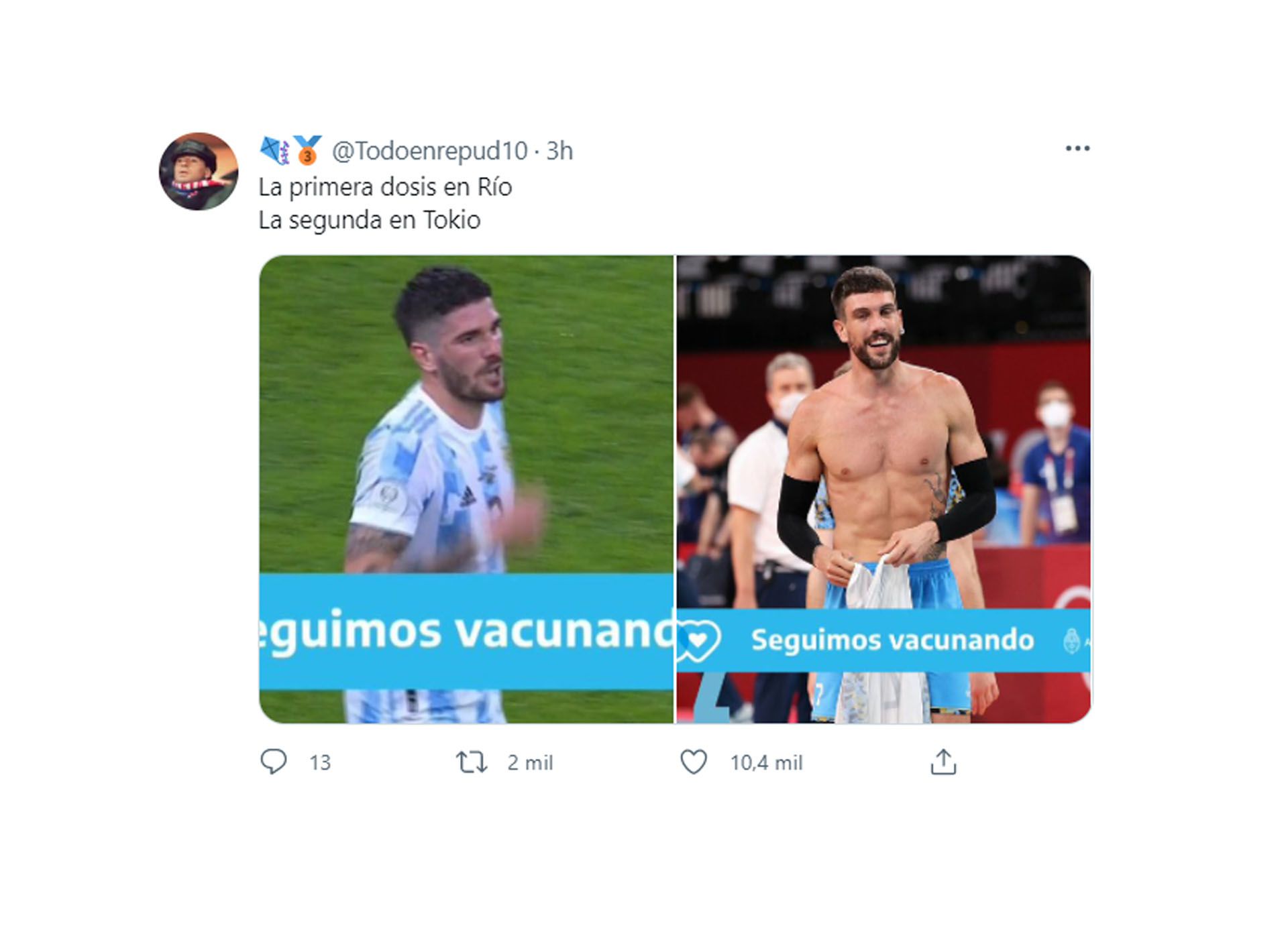 memes de Argentina Brasil en Voley Medalla de bronce