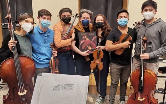 El sueño de seis alumnos del Teatro Colón: tocar con Gustavo Dudamel