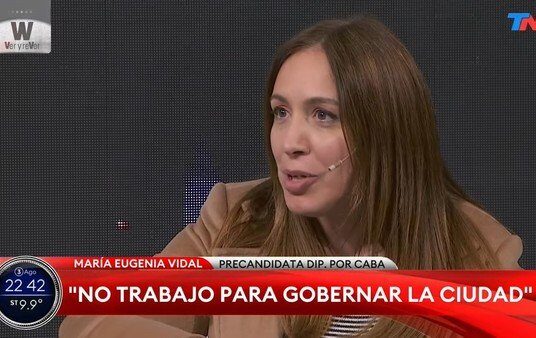 María Eugenia Vidal cuestionó los dichos de Fernando Iglesias y dijo que le "gustaría ser Presidenta"