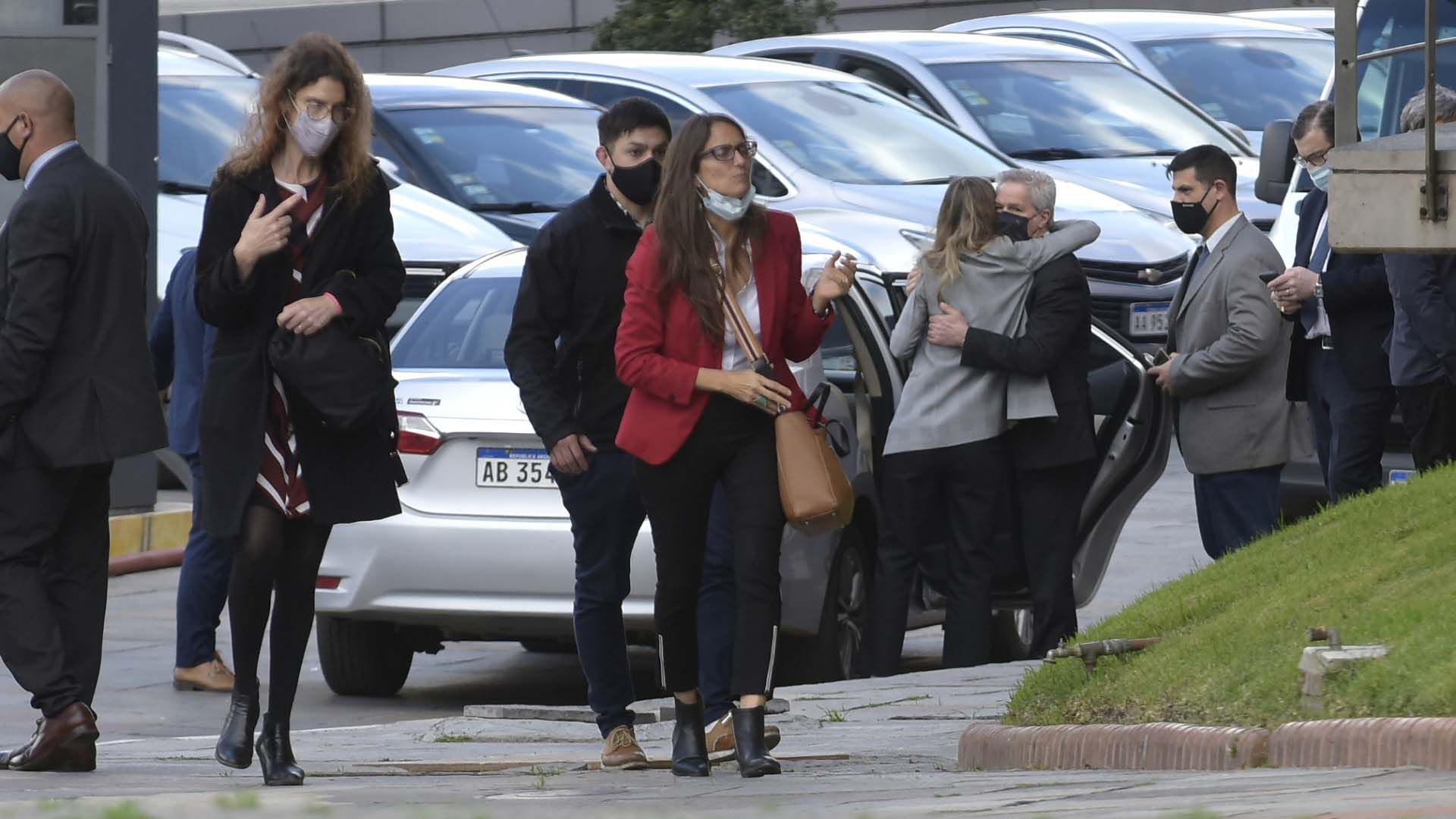 salida casa rosada jura funcionarios