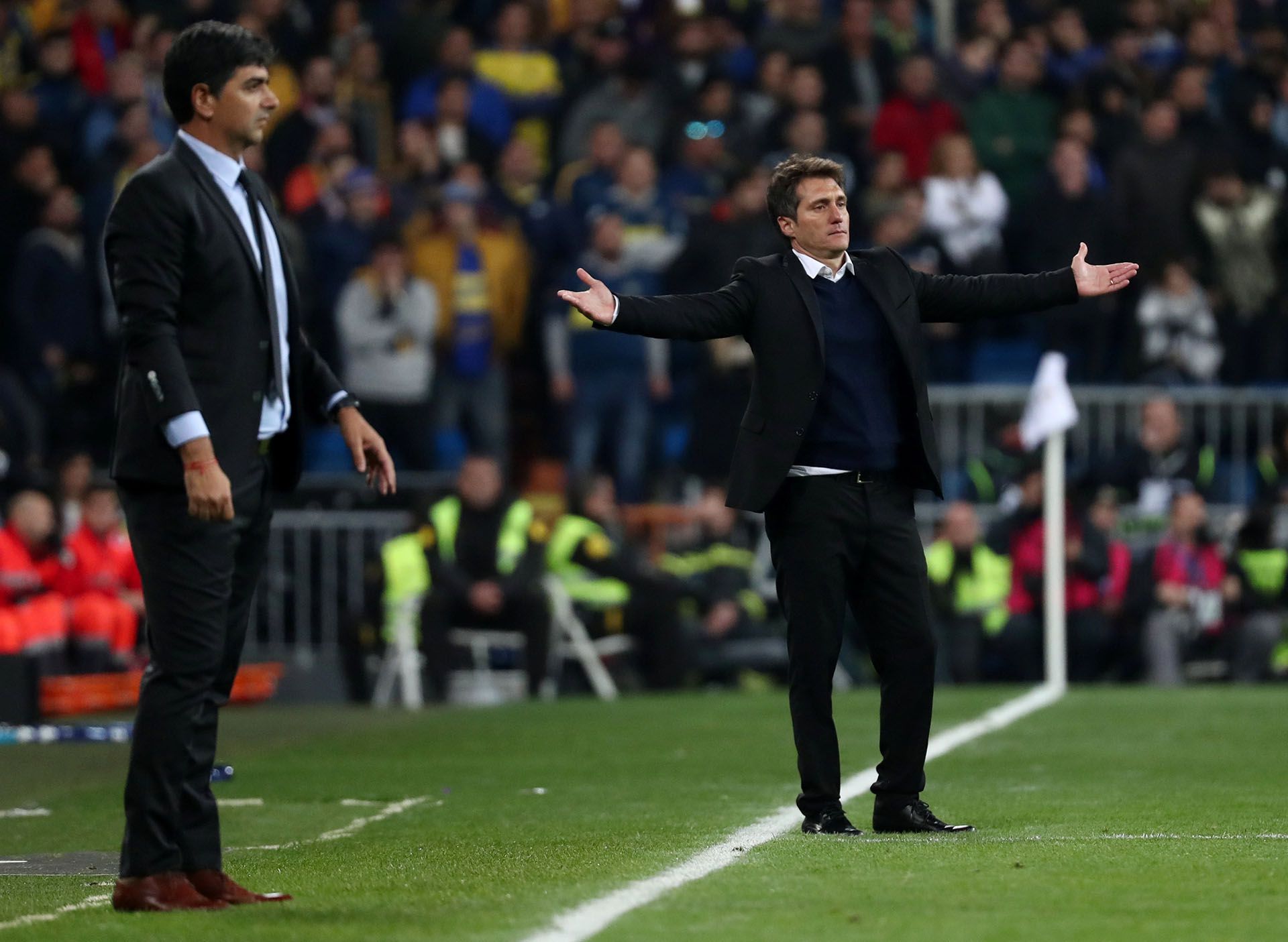 Matías Biscay fue quien estuvo al mando del banco de suplentes en la final de la Copa Libertadores en Madrid