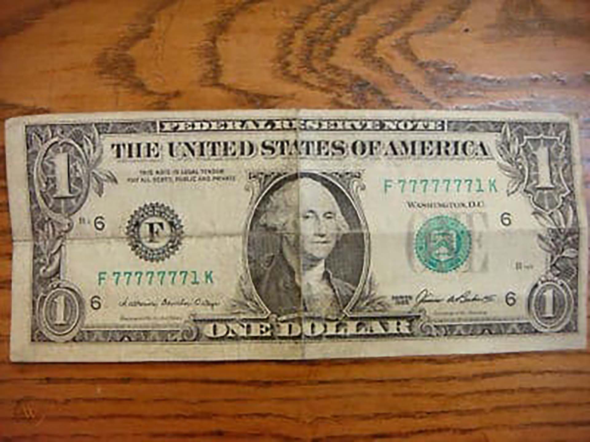 billetes de dólar números de serie"
