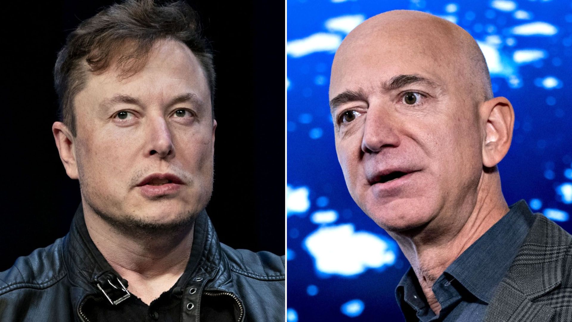 Elon Musk y Jeff Bezos partida