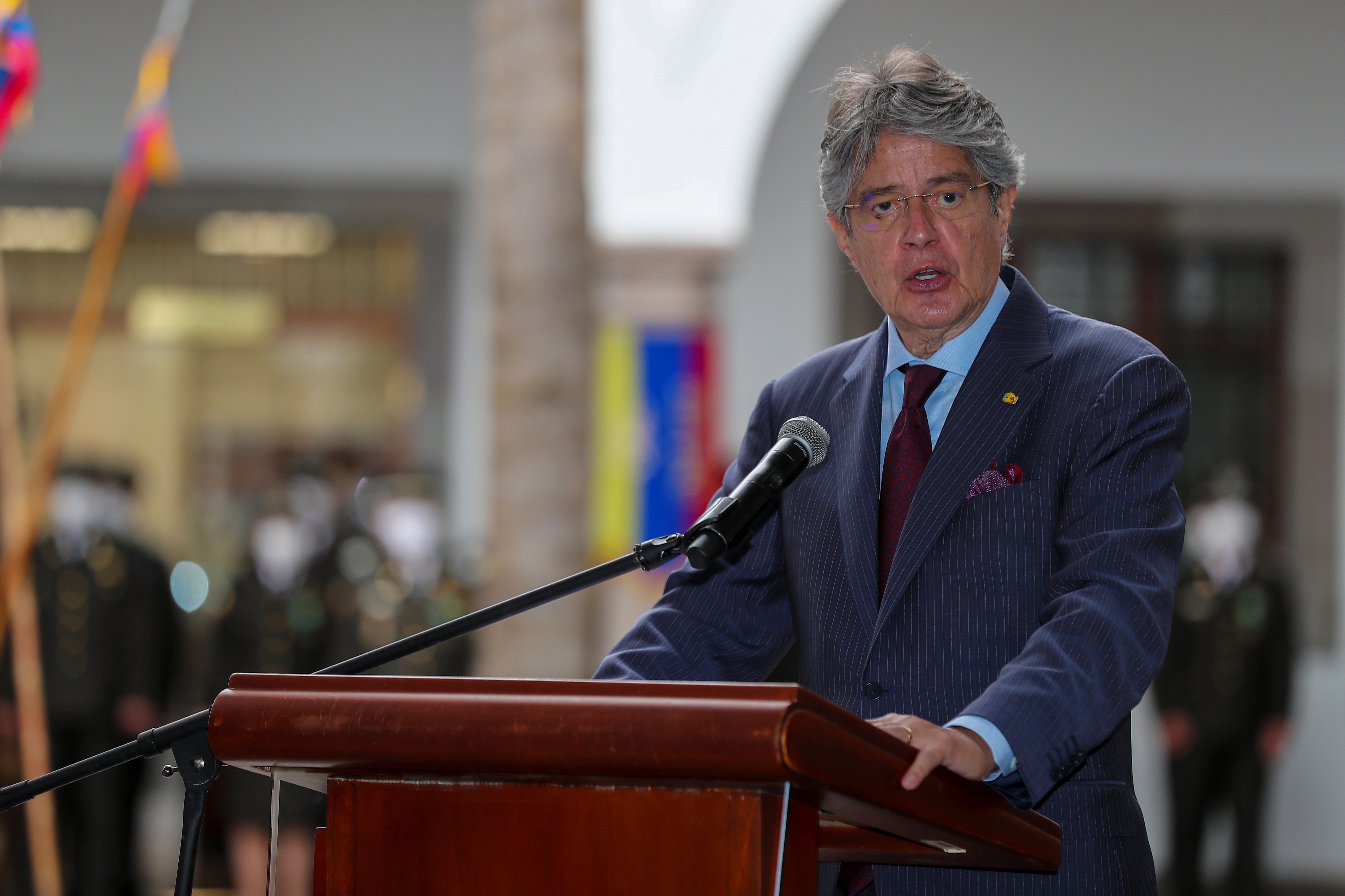 El presidente de Ecuador, Guillermo Lasso (EFE/José Jácome) 