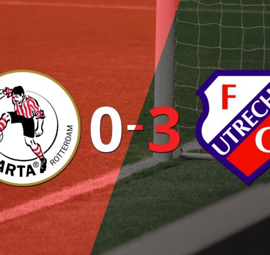 FC Utrecht no tuvo piedad y goleó 3 a 0 en su visita a Sparta Rotterdam