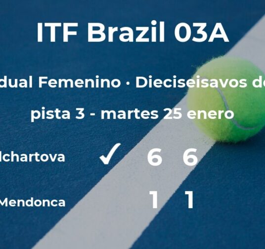 La tenista Laetitia Pulchartova pasa a la siguiente fase del torneo de Florianópolis tras vencer en los dieciseisavos de final