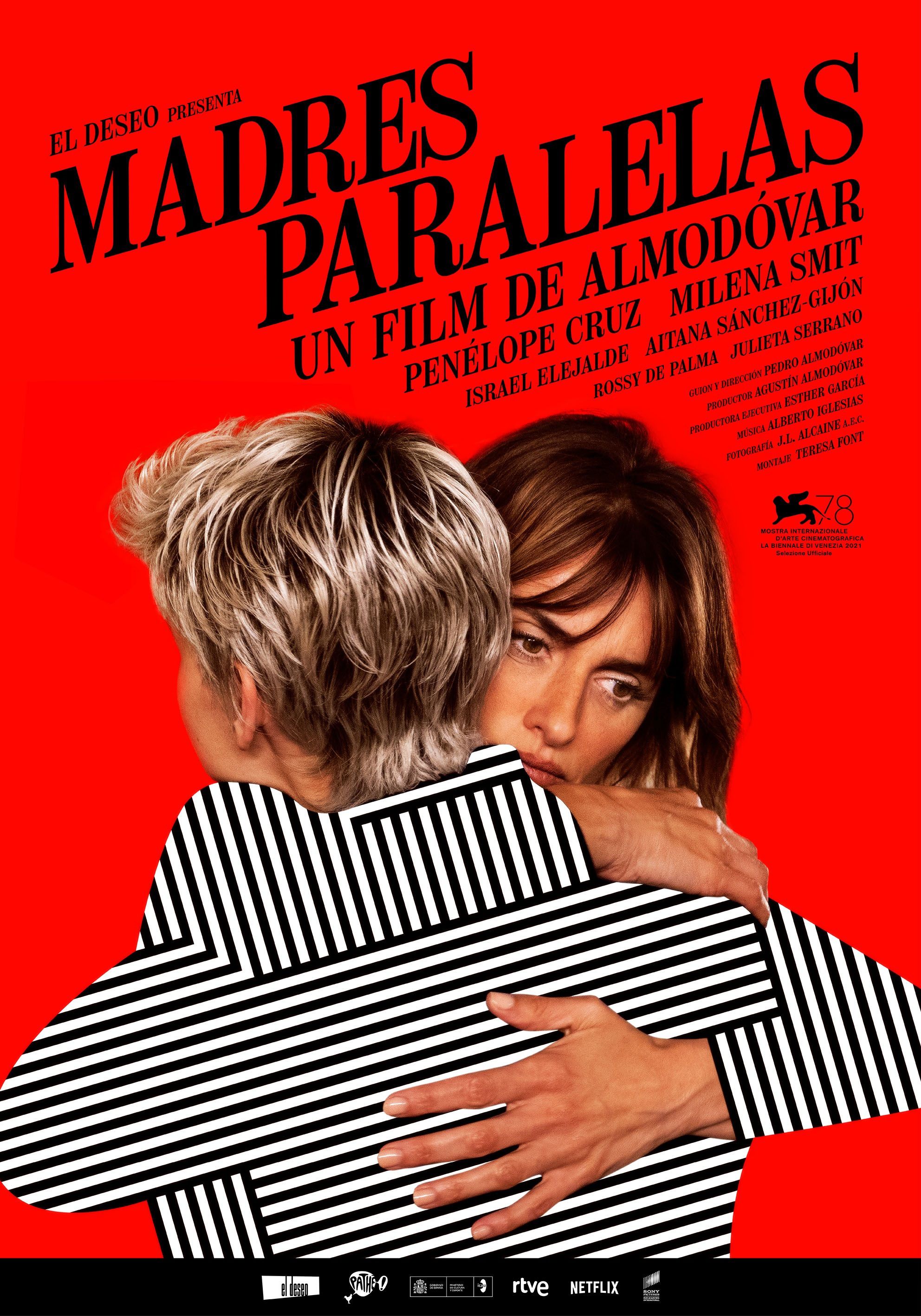 Cartel de la nueva película de Pedro Almodóvar "Madres paralelas". Cedido por la productora El Deseo. SOLO USO EDITORIAL 