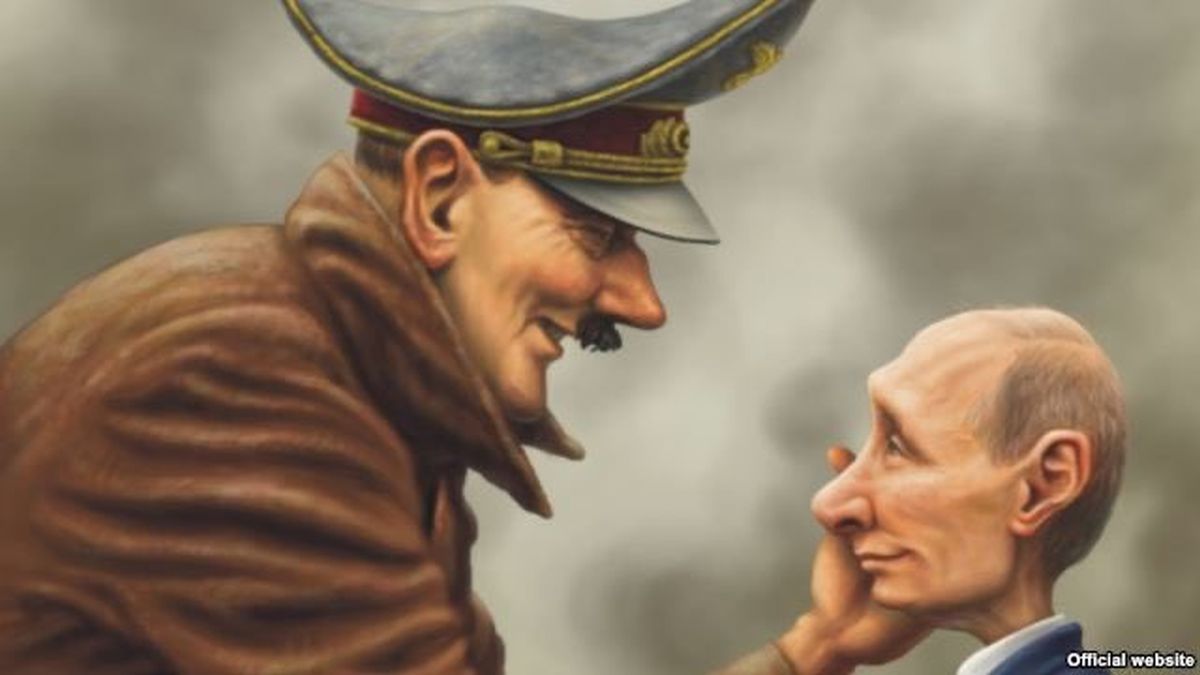 Caricaturas de la invasión de Rusia a Ucrania.