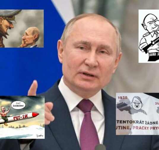 Vladimir Putin y las caricaturas que reflejan la indignación por la invasión de Rusia a Ucrania