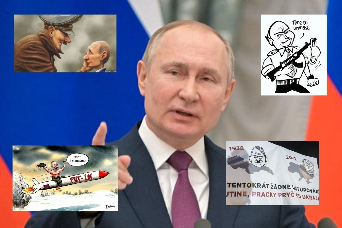 Vladimir Putin protagoniza caricaturas.