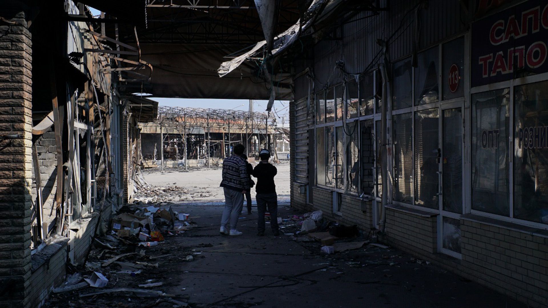 Infobae en Ucrania mercado de kharkiv atacado por Rusia