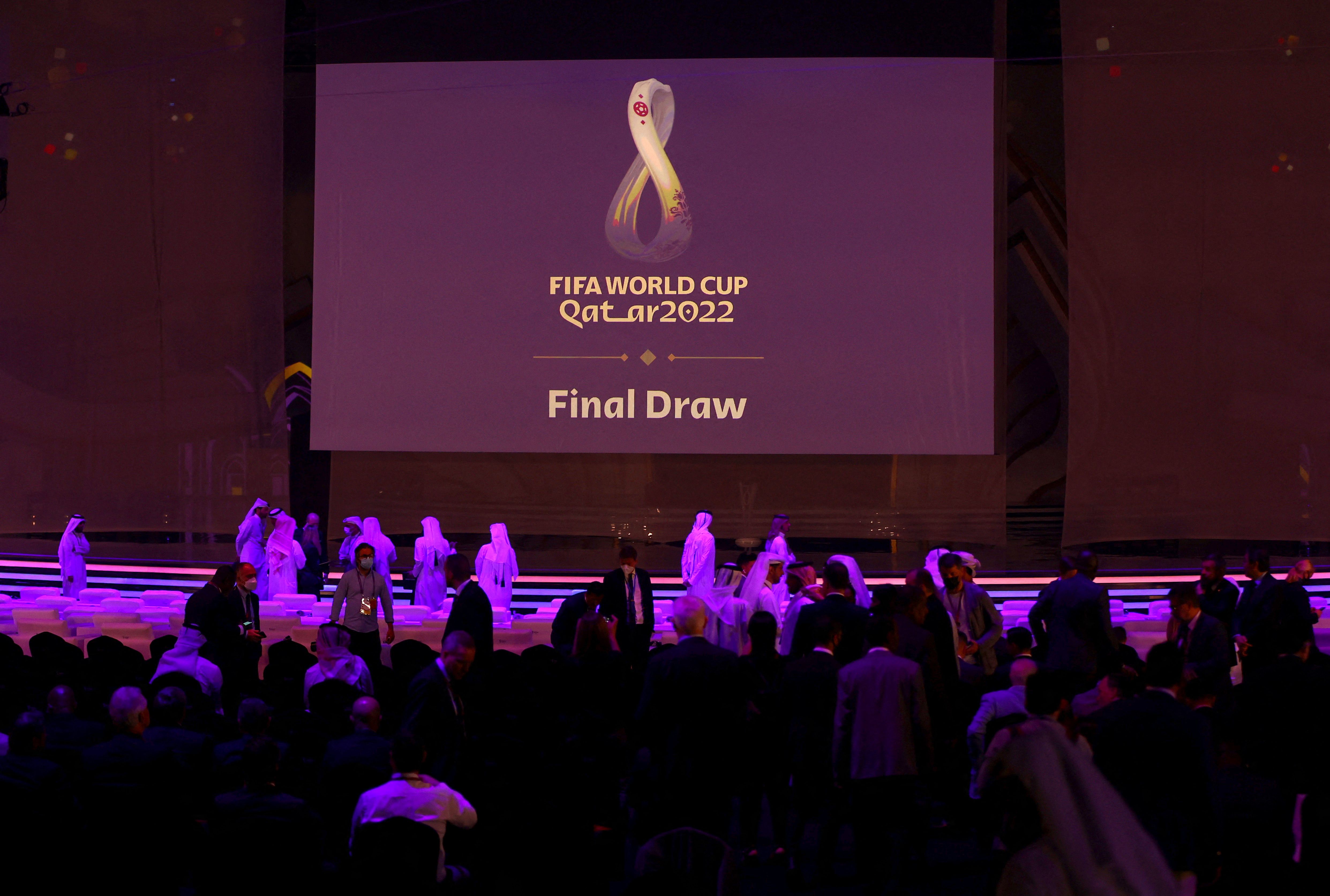 Soccer Football - World Cup - Final Draw - Doha Exhibition & Convention Center, Doha, Qatar - April 1, 2022 General view ahead of the draw REUTERS/Pawel Kopczynski