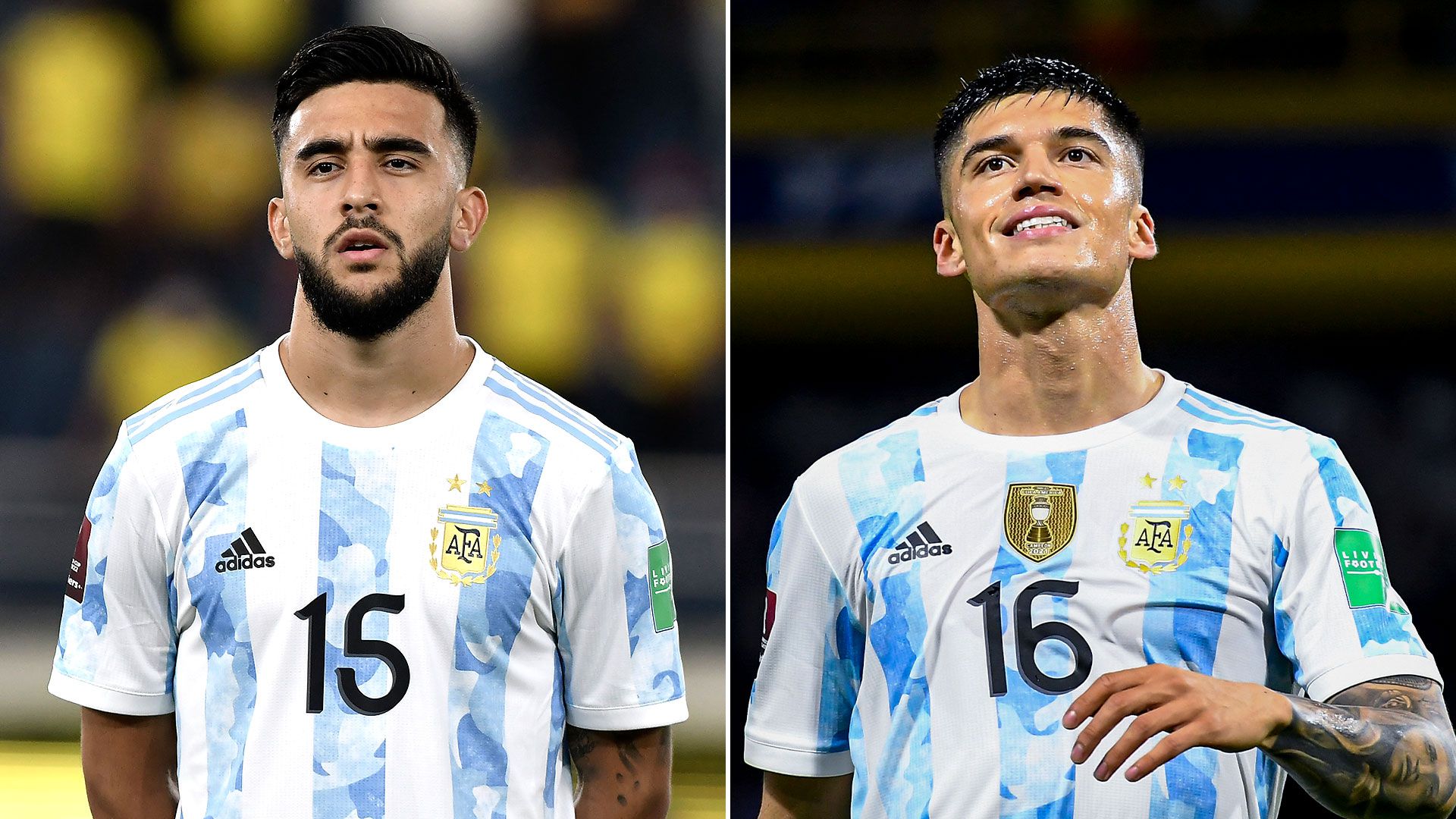 Nicolás González y Joaquín Correa argentina