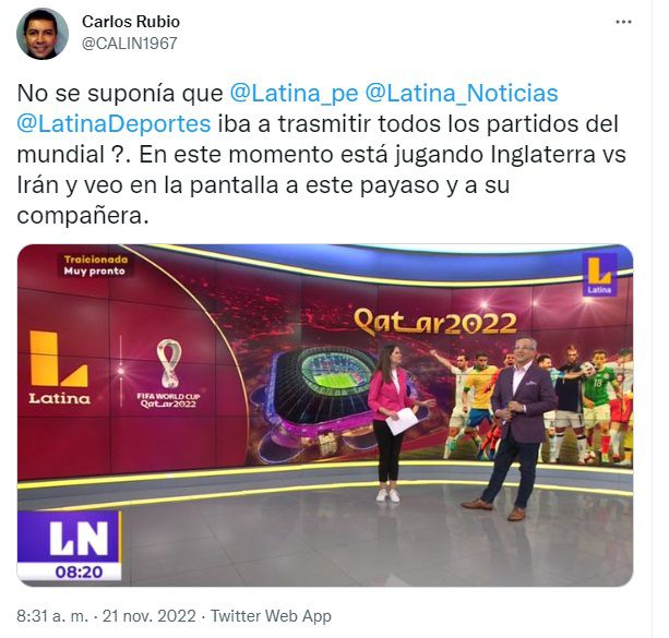 Meme contra Latina TV.