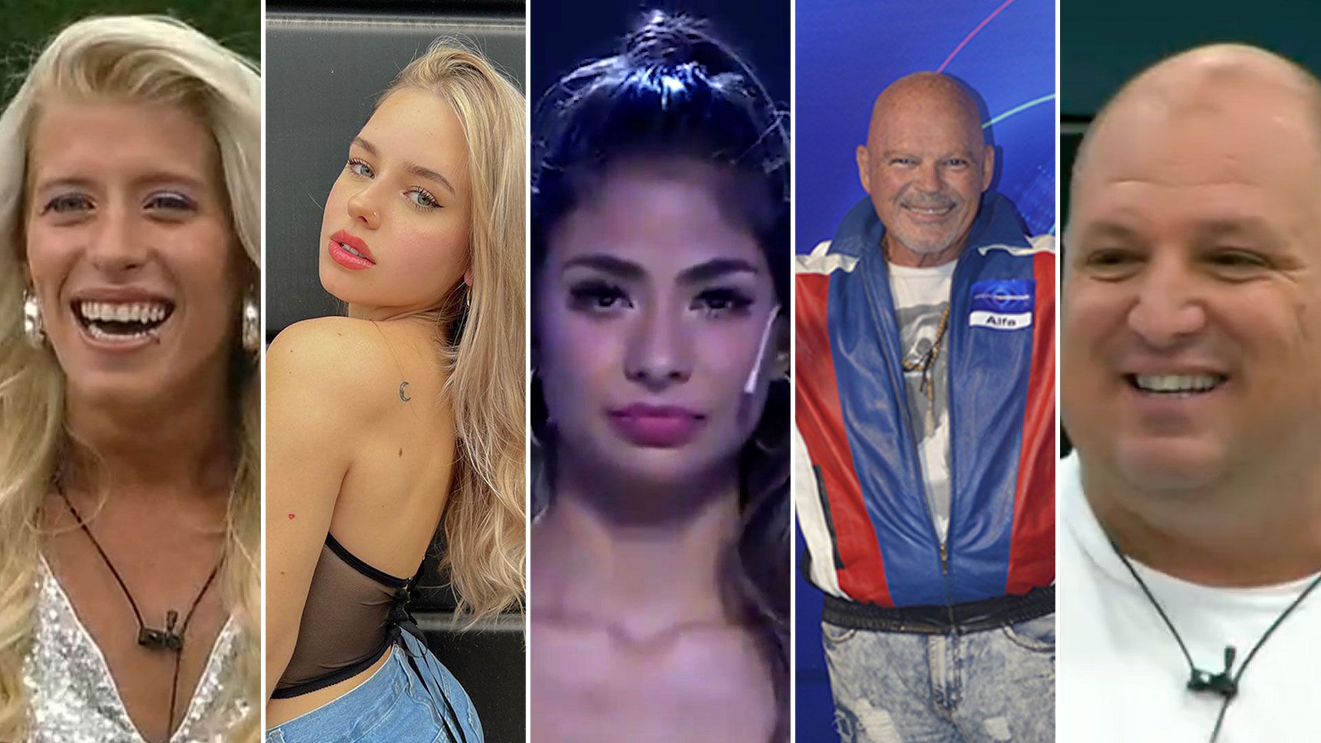 Camila, Coti, Daniela, Walter y Ariel GH