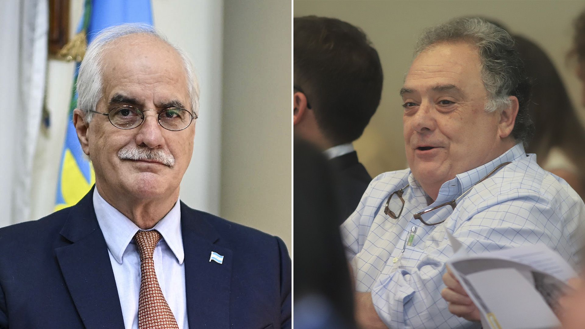 Jorge Taiana y Eduardo Valdes vacunatorio vip
