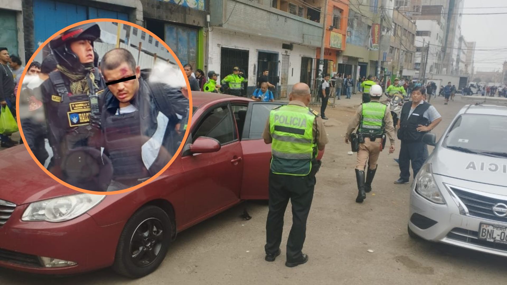 Balacera en Gamarra