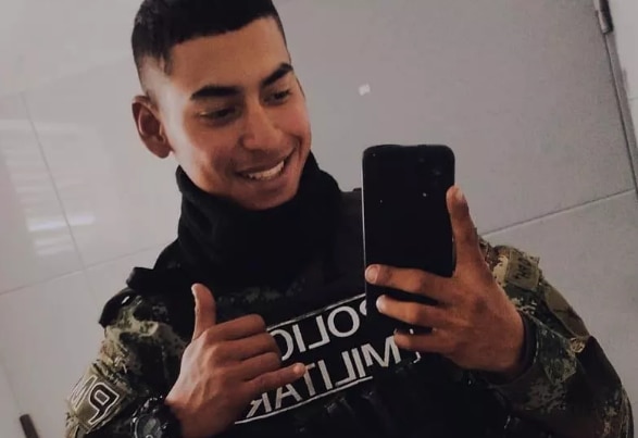 Soldado Joan Escudero García, asesinado el jueves 25 de mayo en el Batallón de Policía en el suroccidente de Bogotá.