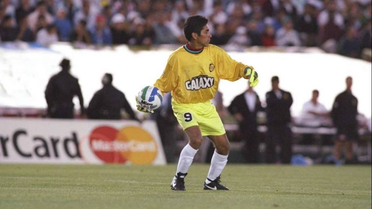 Jorge Campos con el Galaxy