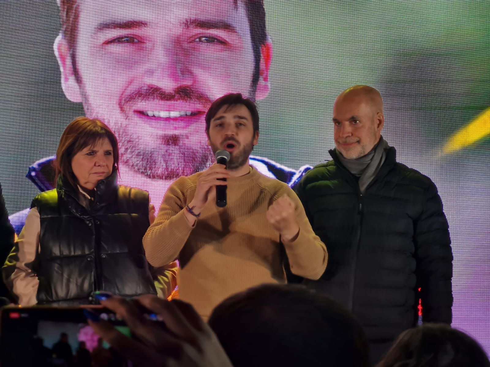 Ignacio Torres, Rodríguez Larreta y Bullrich elecciones Chubut