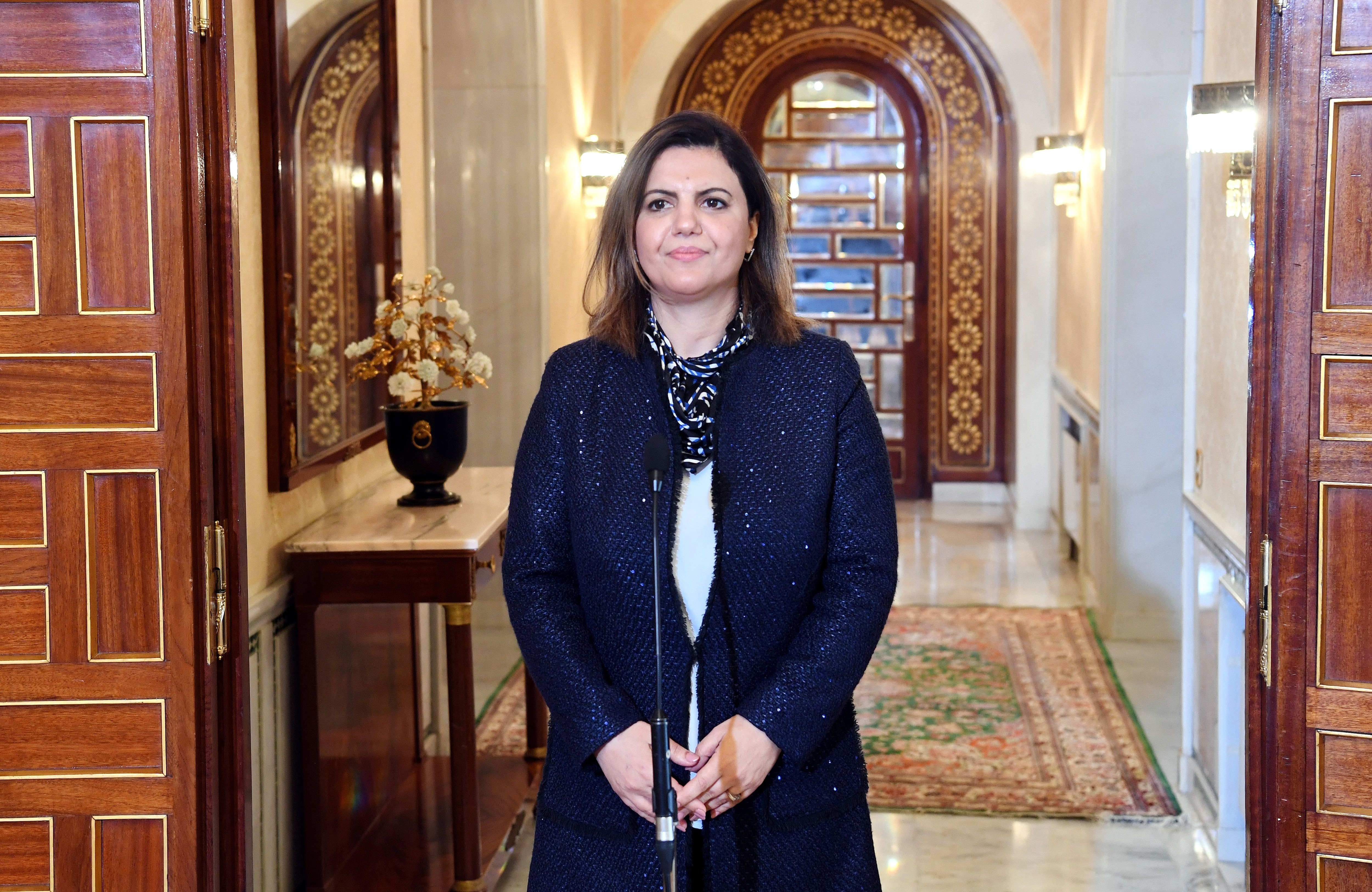 Canciller de Libia Najla al-Mangoush. Europa Press/Contacto/Tunisian Presidency