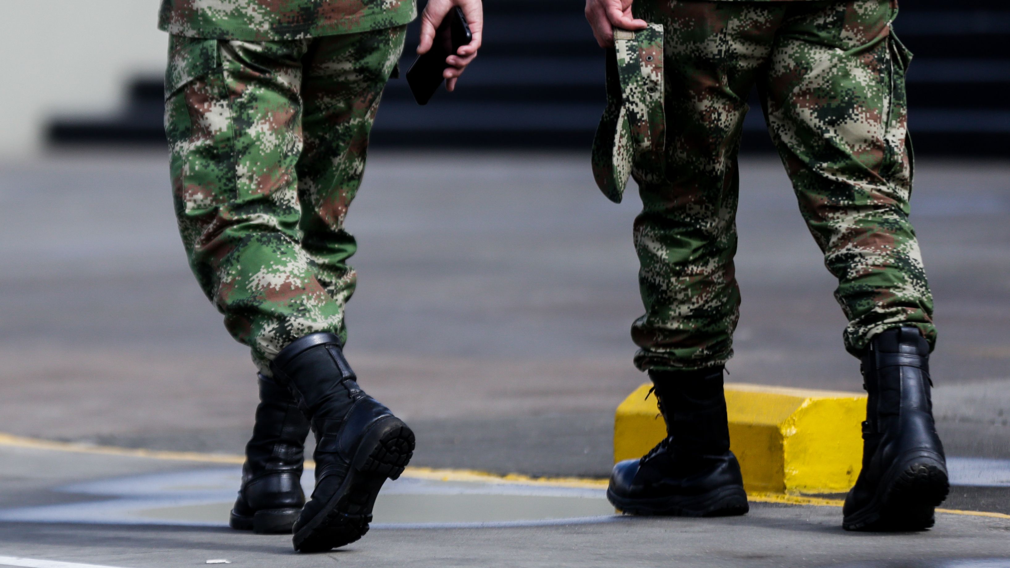 Soldados del Ejército de Colombia. Se estima una salida masiva de mayores del Ejército Foto: (Colprensa - Diego Pineda)