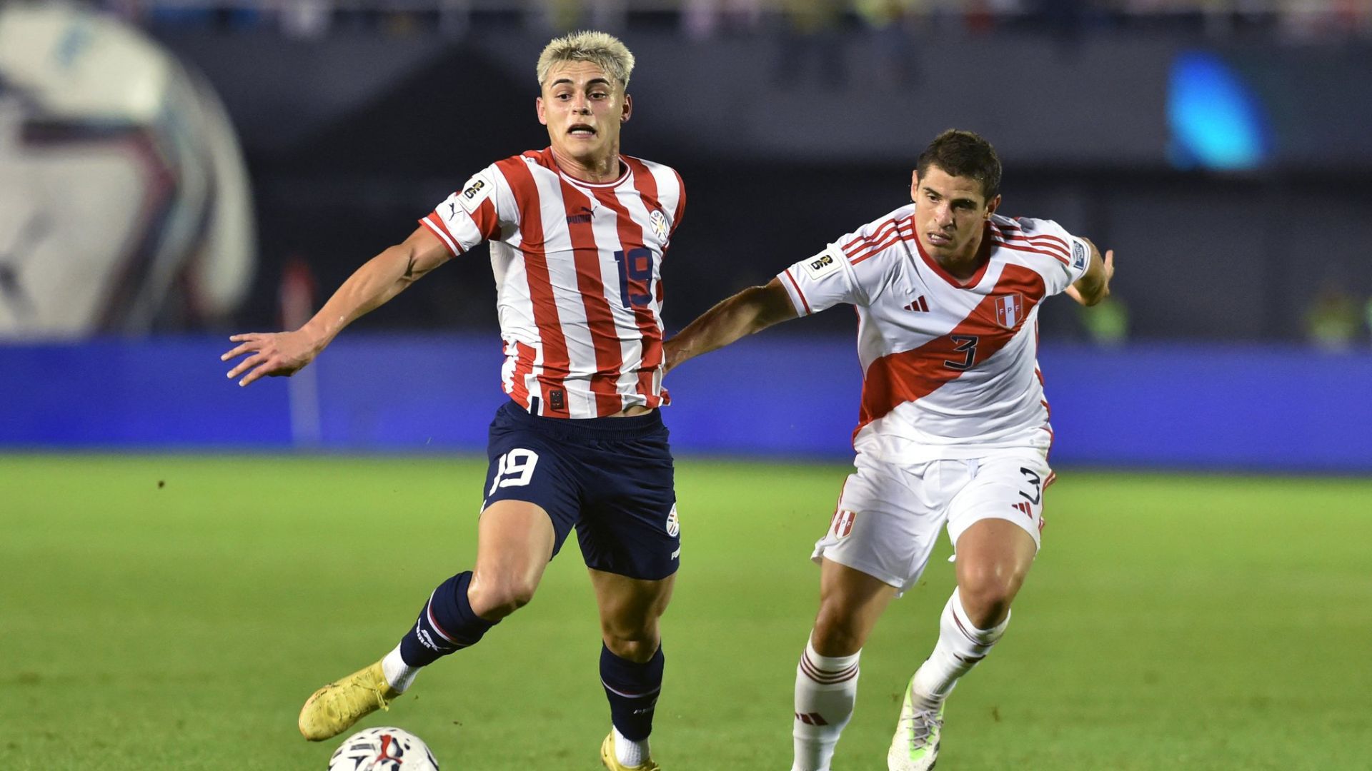 Ramón Sosa fue una de las figuras de Paraguay en el empate ante Perú.
