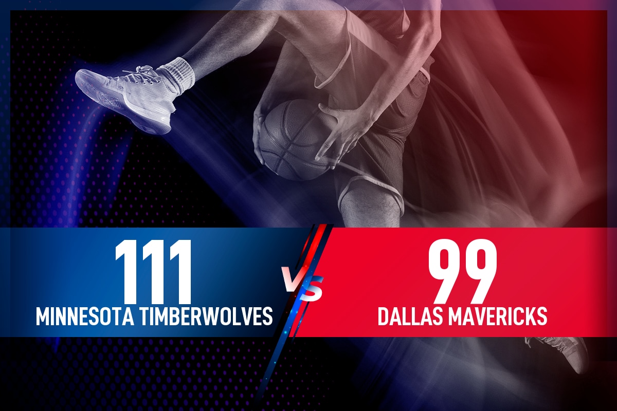 Minnesota Timberwolves - Dallas Mavericks: Resultado, resumen y estadísticas en directo del partido de la NBA