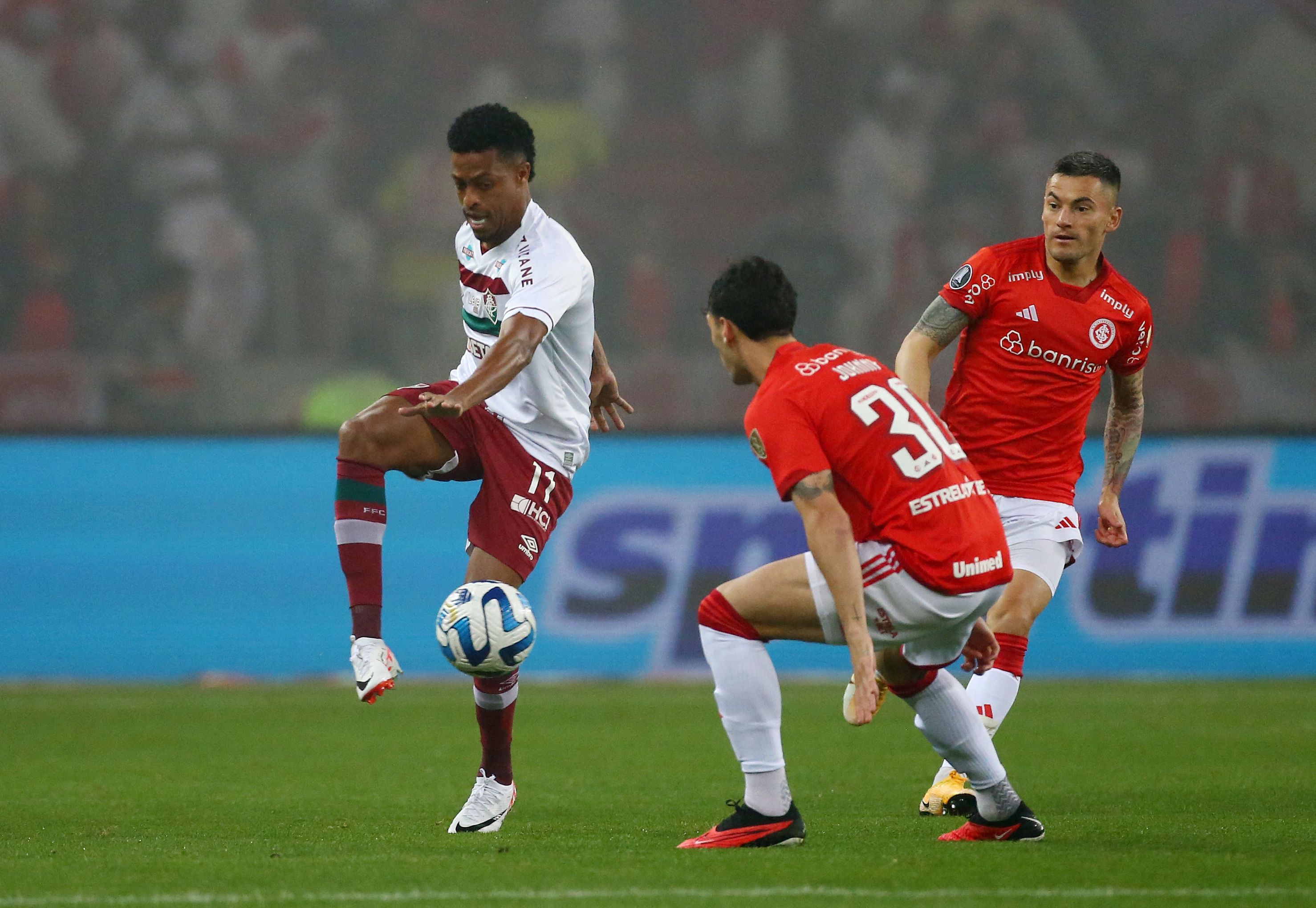 El Inter de Porto alegre y el Fluminense buscarán un lugar en la final (Johnny Cardoso REUTERS/Diego Vara)