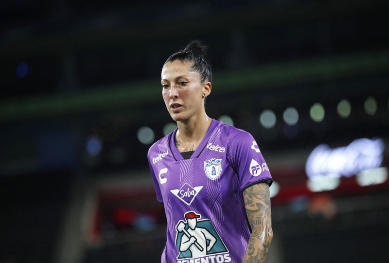 Jenni Hermoso, del Pachuca, tras un partido. (Reuters/Daniel Becerril)