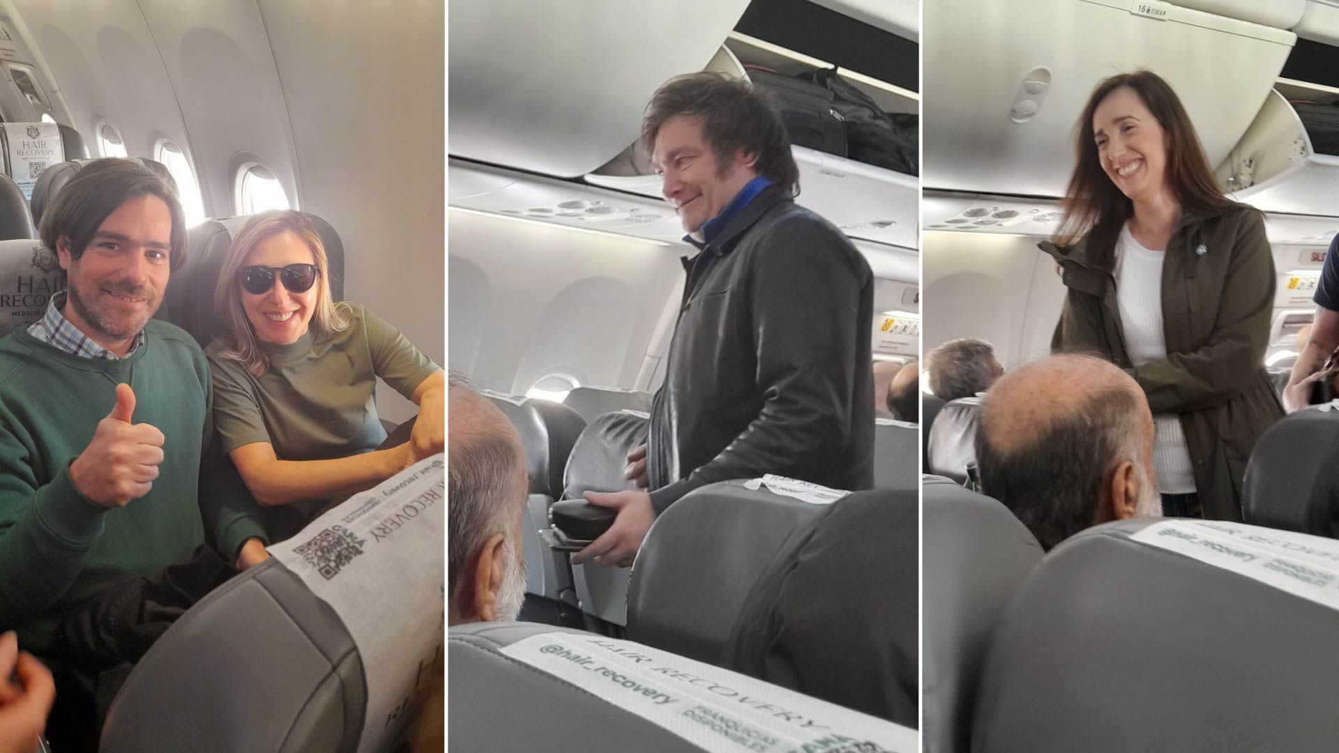 Dirigentes de La Libertad Avanza y la Izquierda se cruzaron en el vuelo a Santiago del Estero: hubo cánticos y chicanas