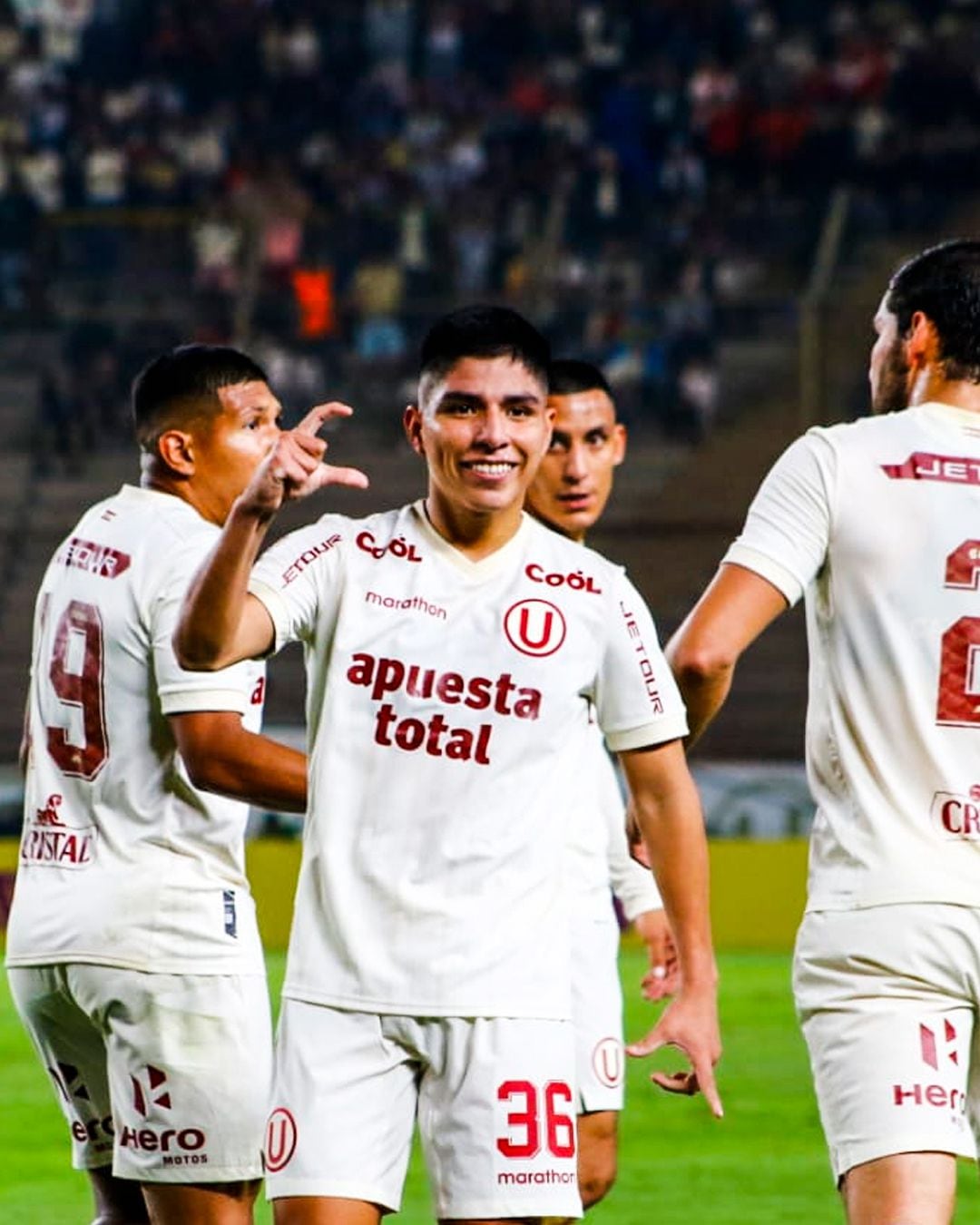 Piero Quispe lleva cinco tantos en la temporada 2023.