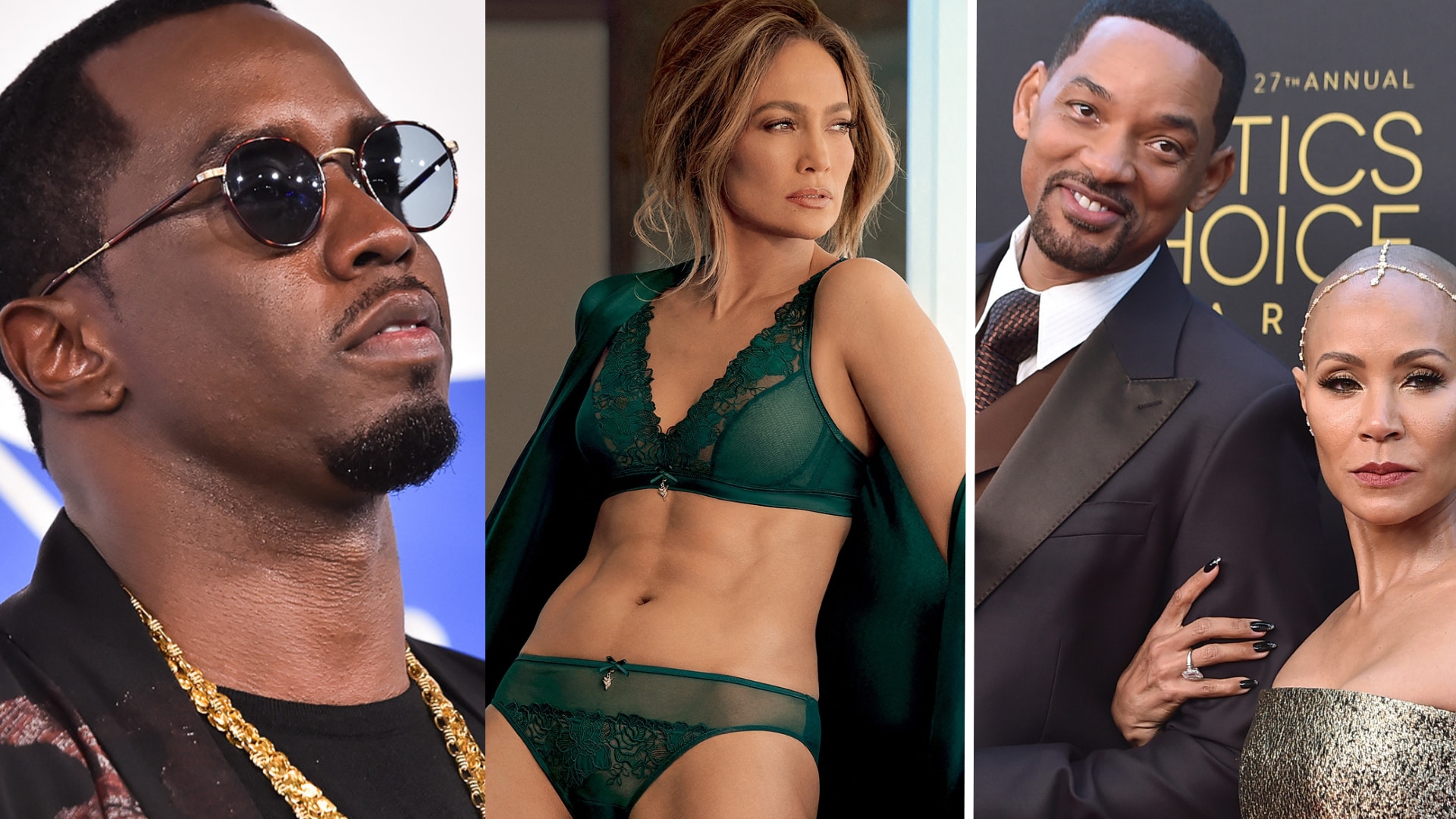 Jada Pinket Smith Will Smith JLo Jennifer Lopez Diddy Puff Diddy