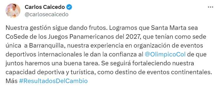 Juegos Panamericanos Barranquilla 2027