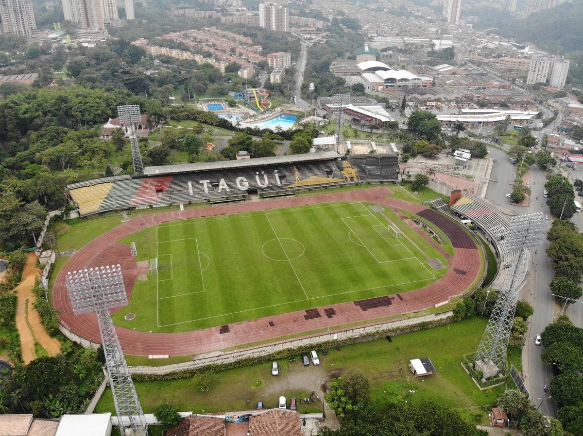 El estadio Metropolitano Ciudad de Itagüí albergará el partido entre Medellín y Millonarios - crédito @AlcaldiaItagui/X.