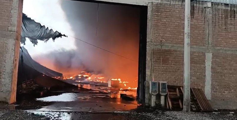Incendio en Lurín