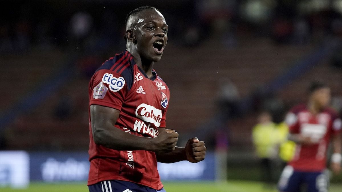 Edwuin Cetré es el máximo goleador del DIM en esta Liga BetPlay II-2023 y puede todavía ser el máximo de toda la liga - crédito Colprensa