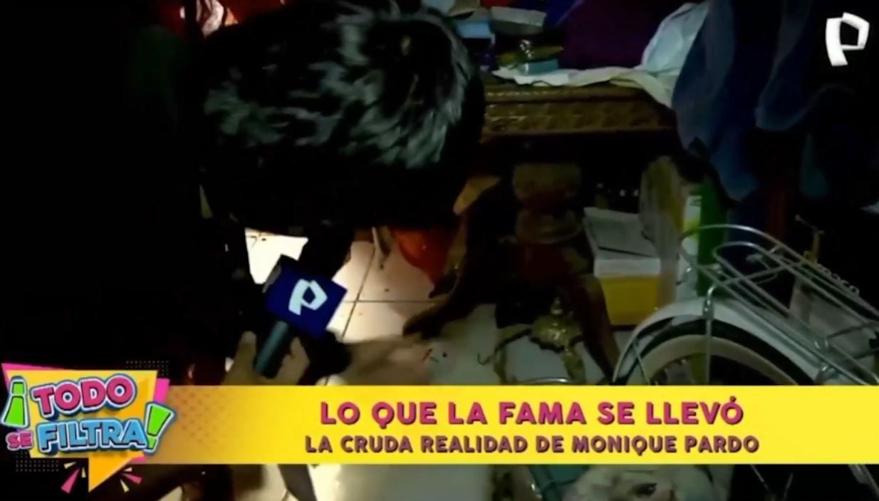 Monique Pardo muestra su casa descuidada.