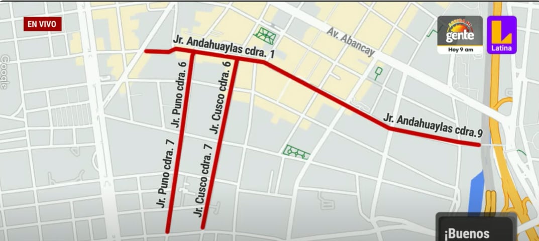 Así lucen las calles del Centro de Lima en campaña navideña.