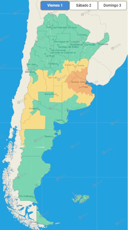 alertas por tormentas