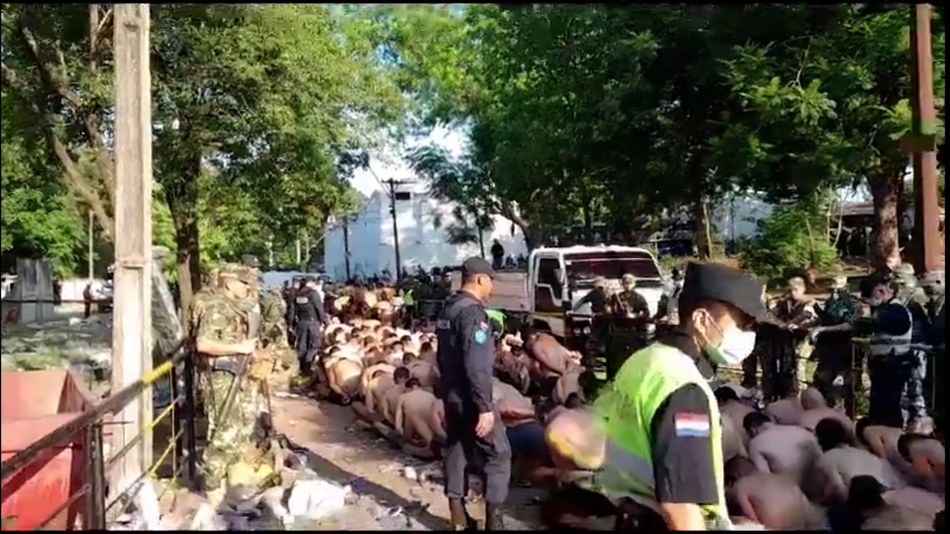 Operativo en el Penal de Tacumbu en Paraguay