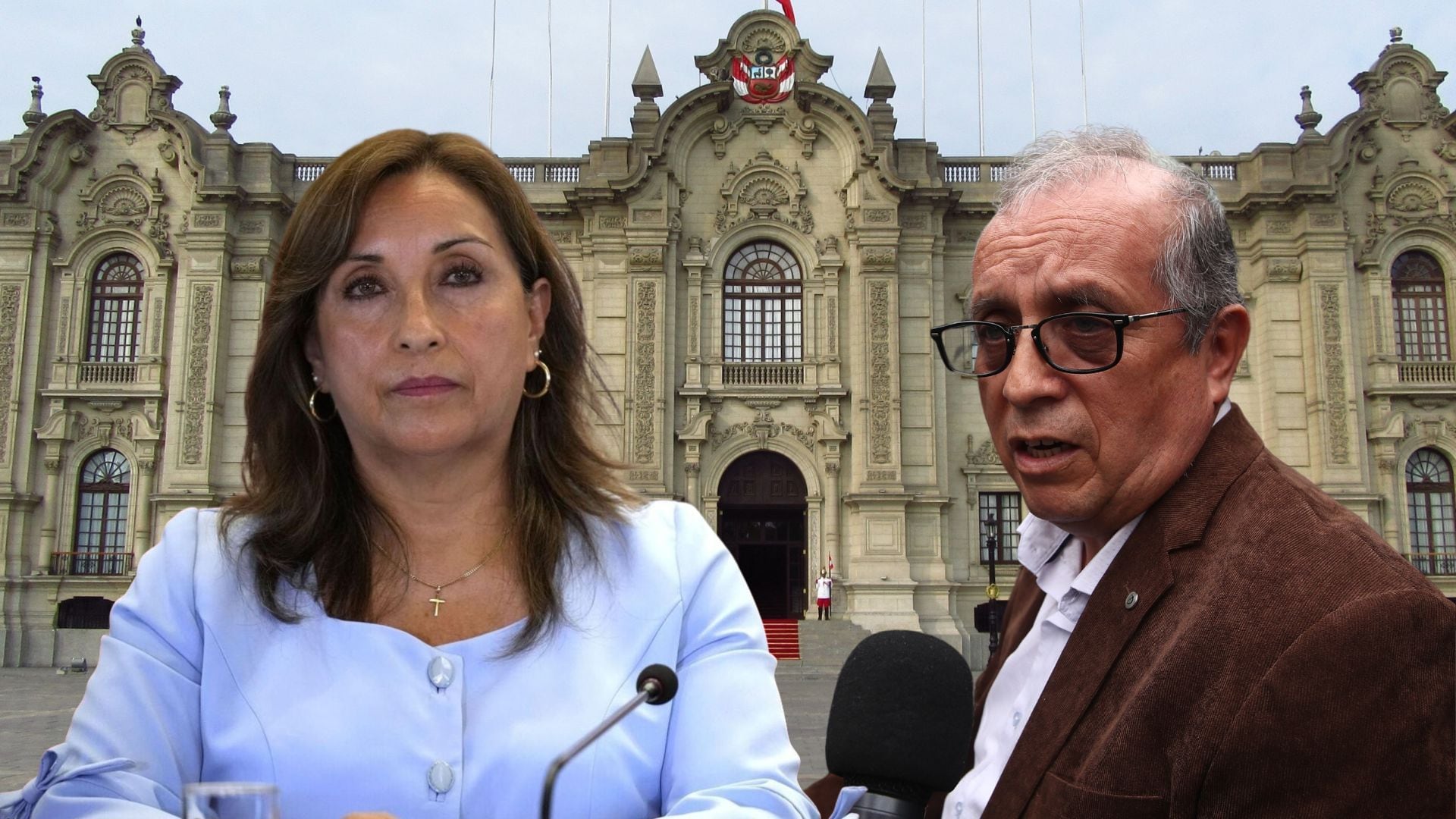 Nicanor Boluarte y Dina Boluarte