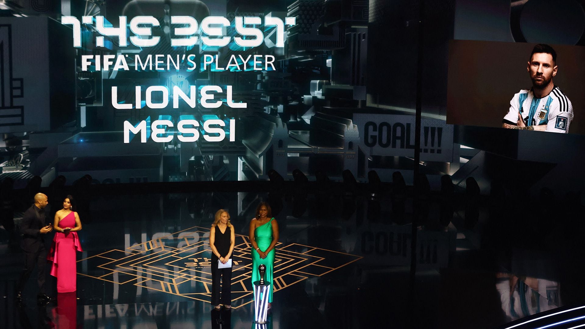 El Momento En El Que Anuncian A Messi Ganador Como Mejor Jugador En Los Premios The Best