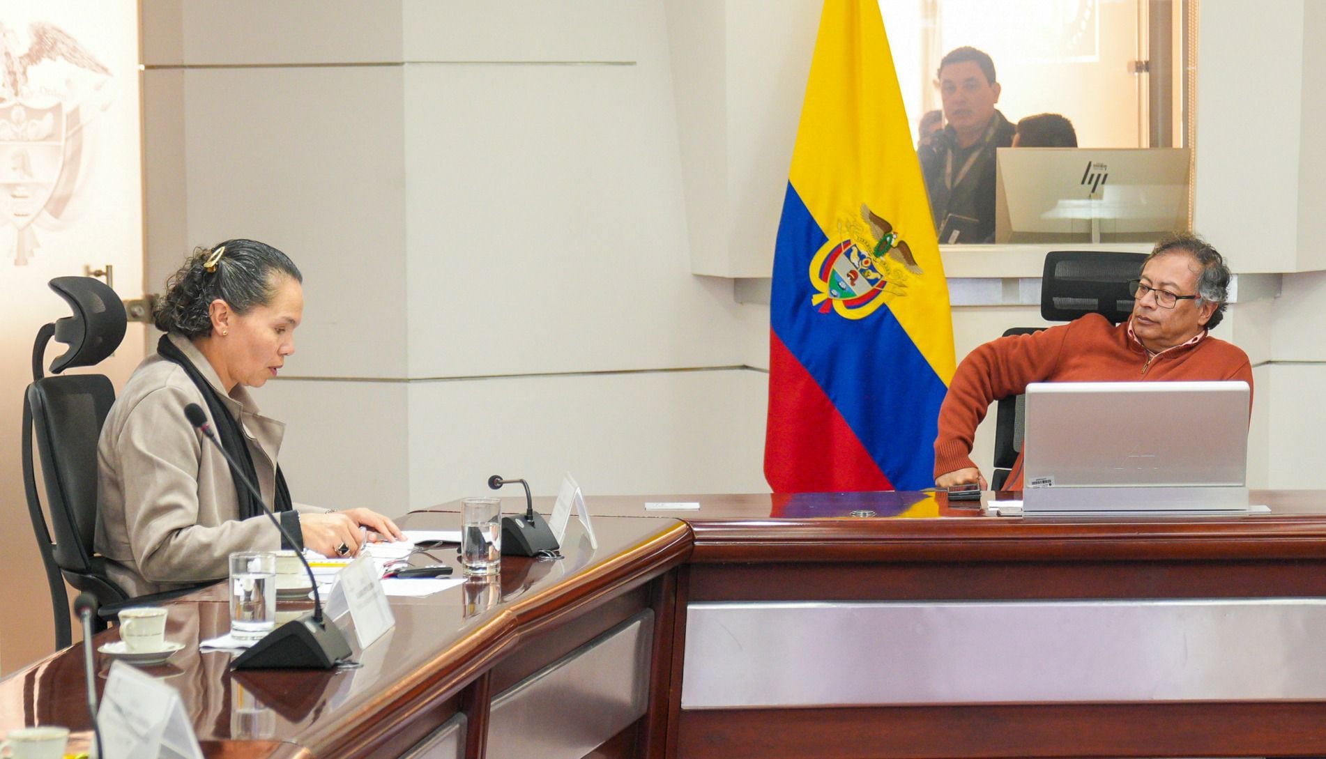 Gustavo Petro y Astrid Rodríguez