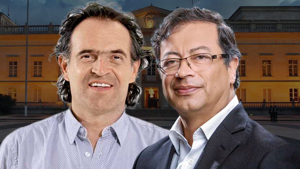 El presidente respondió a los señalamientos del alcalde de Medellín durante su posesión - crédito montaje Infobae